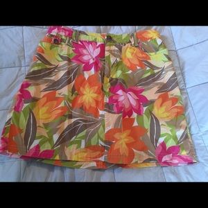 Croft & Barrow Floral Skort Size 12